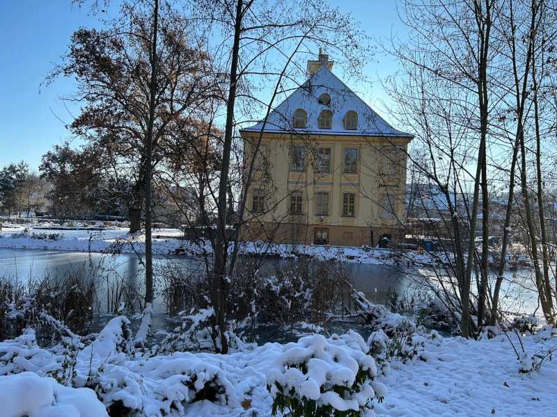 Jahressrückblick 2022: Schlossgarten im Schneekleid